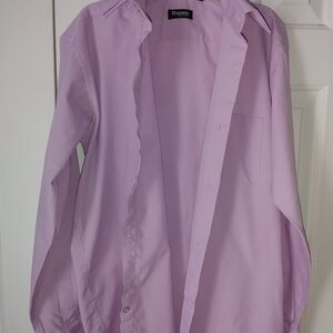 Eleganza Boy Teen Youth 16 Dress Shirt‎ purple.